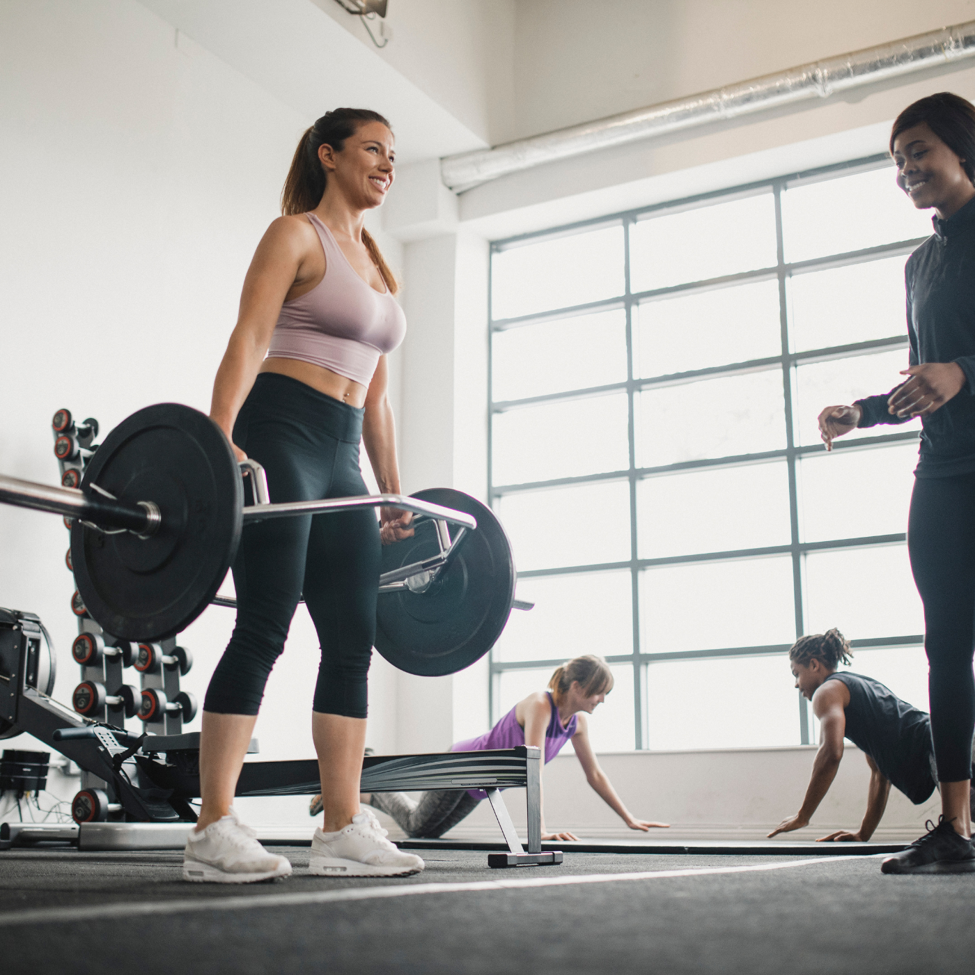 Weights deadlift